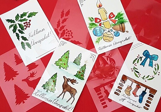 LAMI – Karácsonyi képeslap készítő csomag